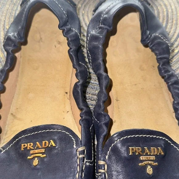 Blue Prada Loafers EU 39 - Picture 2 of 15